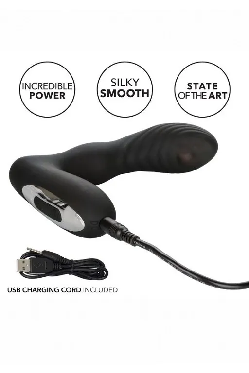 перезаряжаемый силиконовый массажер простаты roller ball probe с функцией "вращающийся шарик" в Новом Уренгое