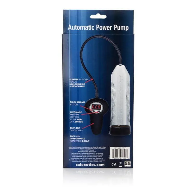 помпа california exotic novelties apollo power pump, прозрачная в Новом Уренгое