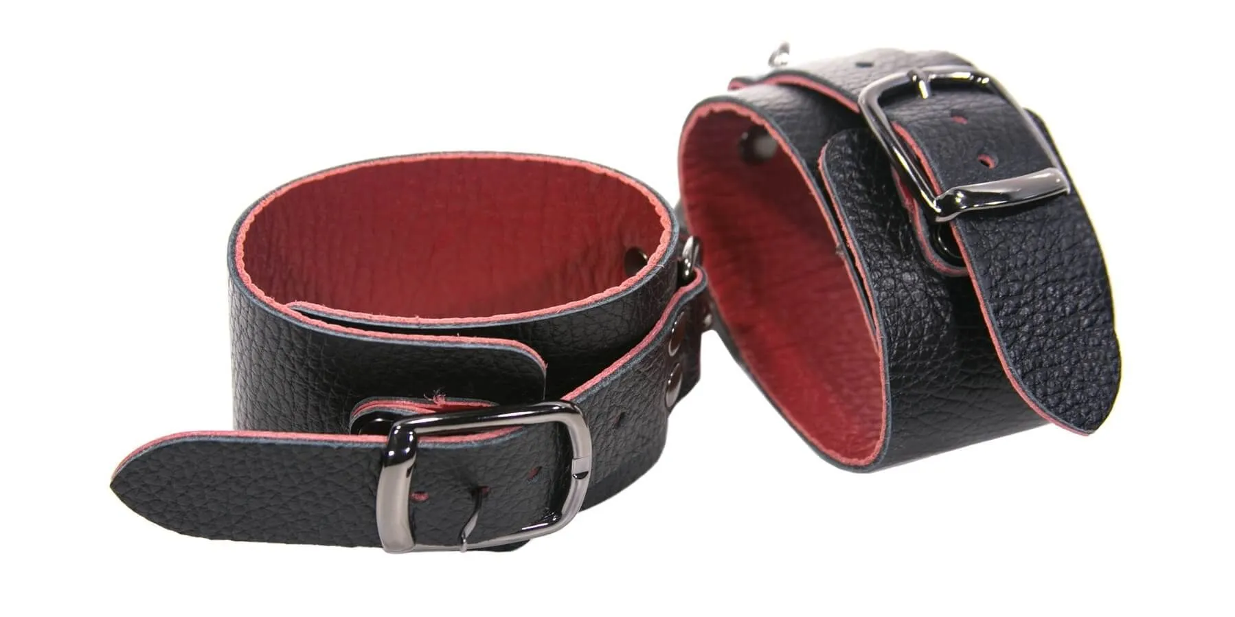 наручники lovegun декоративные, кожаные, ширина 5 см в Новом Уренгое