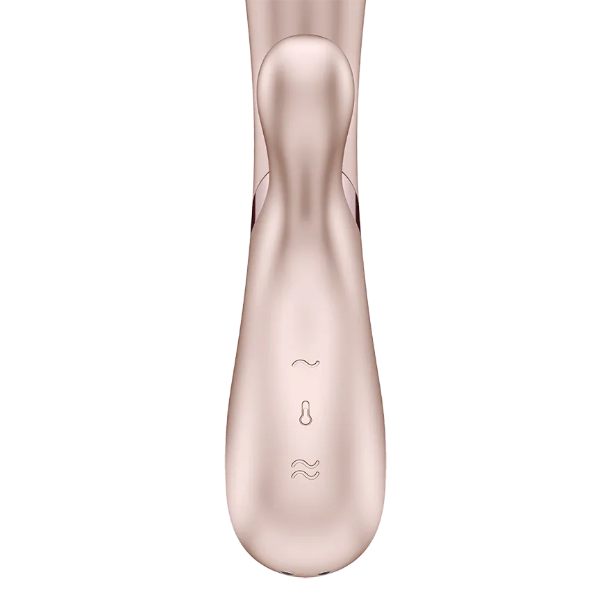 вибромассажер с подогревом и приложением satisfyer hot lover, бежевый в Новом Уренгое