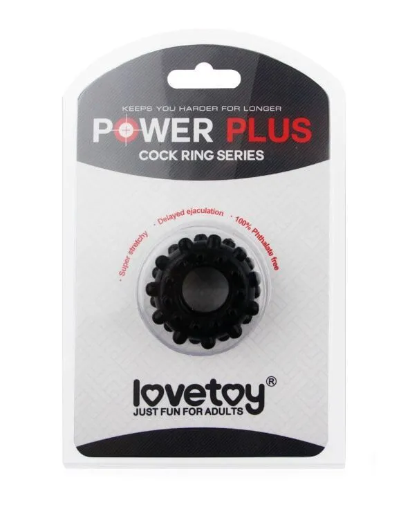 эрекционное кольцо lovetoy power plus 1433, черное в Новом Уренгое