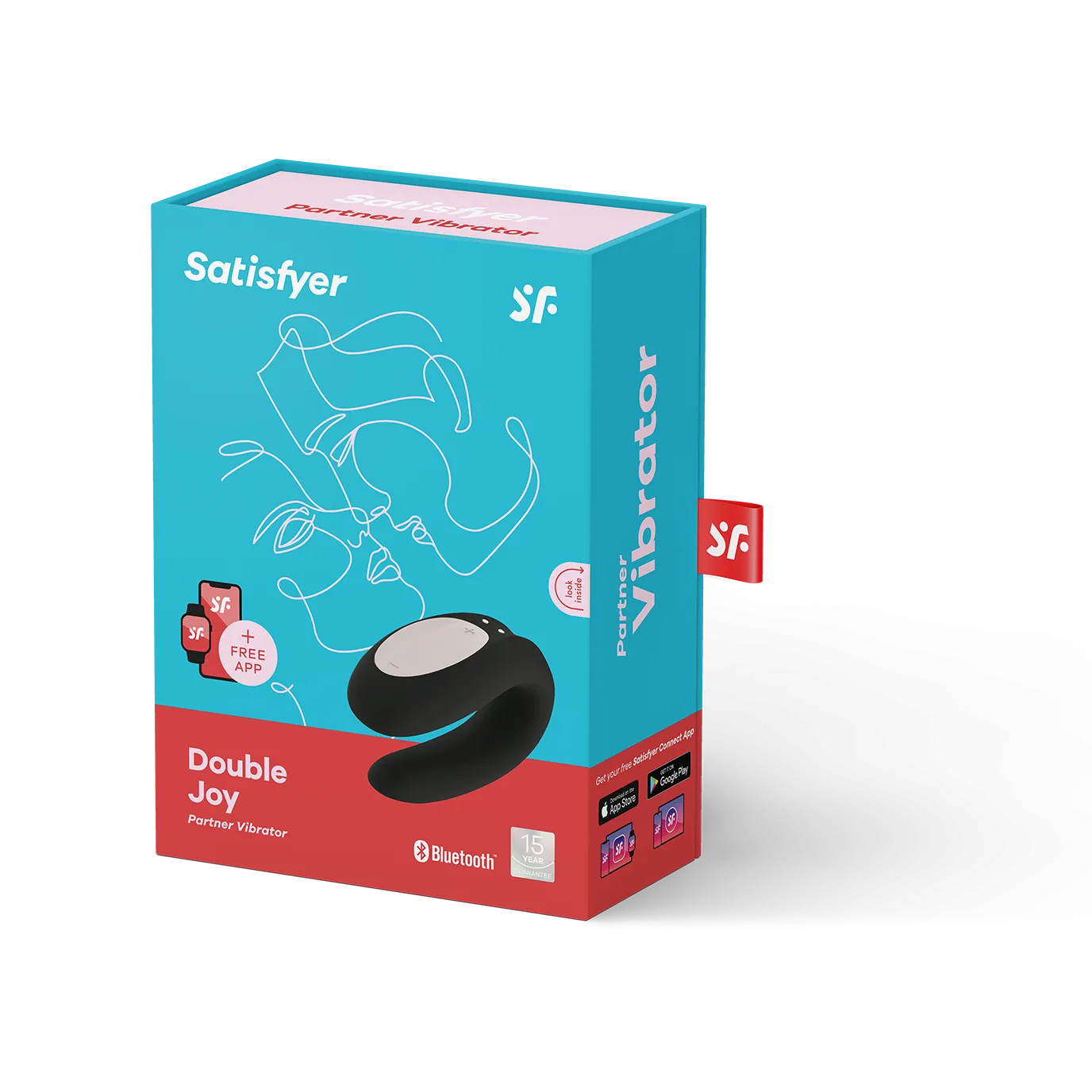 вибромассажер для пары satisfyer double joy black 002392sa в Новом Уренгое