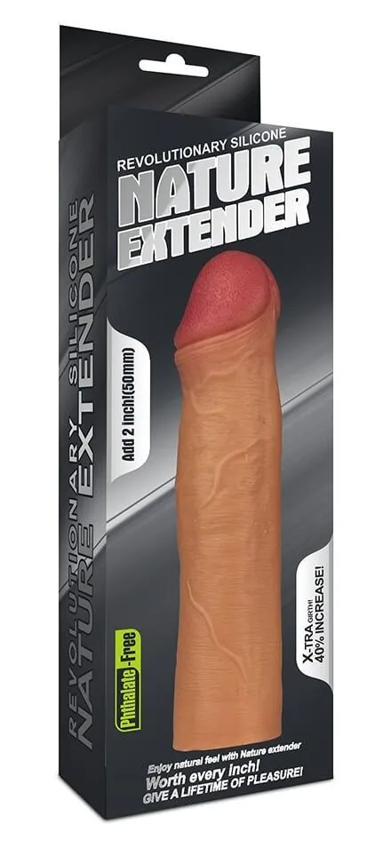 насадка на член lovetoy nature extender, телесная в Новом Уренгое