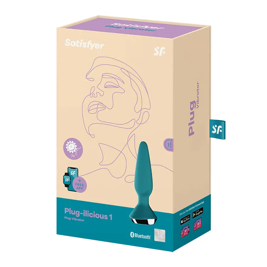 пробка анальная с вибрацией satisfyer plug-ilicious с приложением в Новом Уренгое