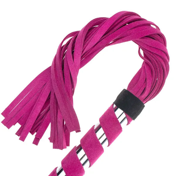 флоггер замшевый, рукоятка серпантин, хвосты 30 см в Новом Уренгое