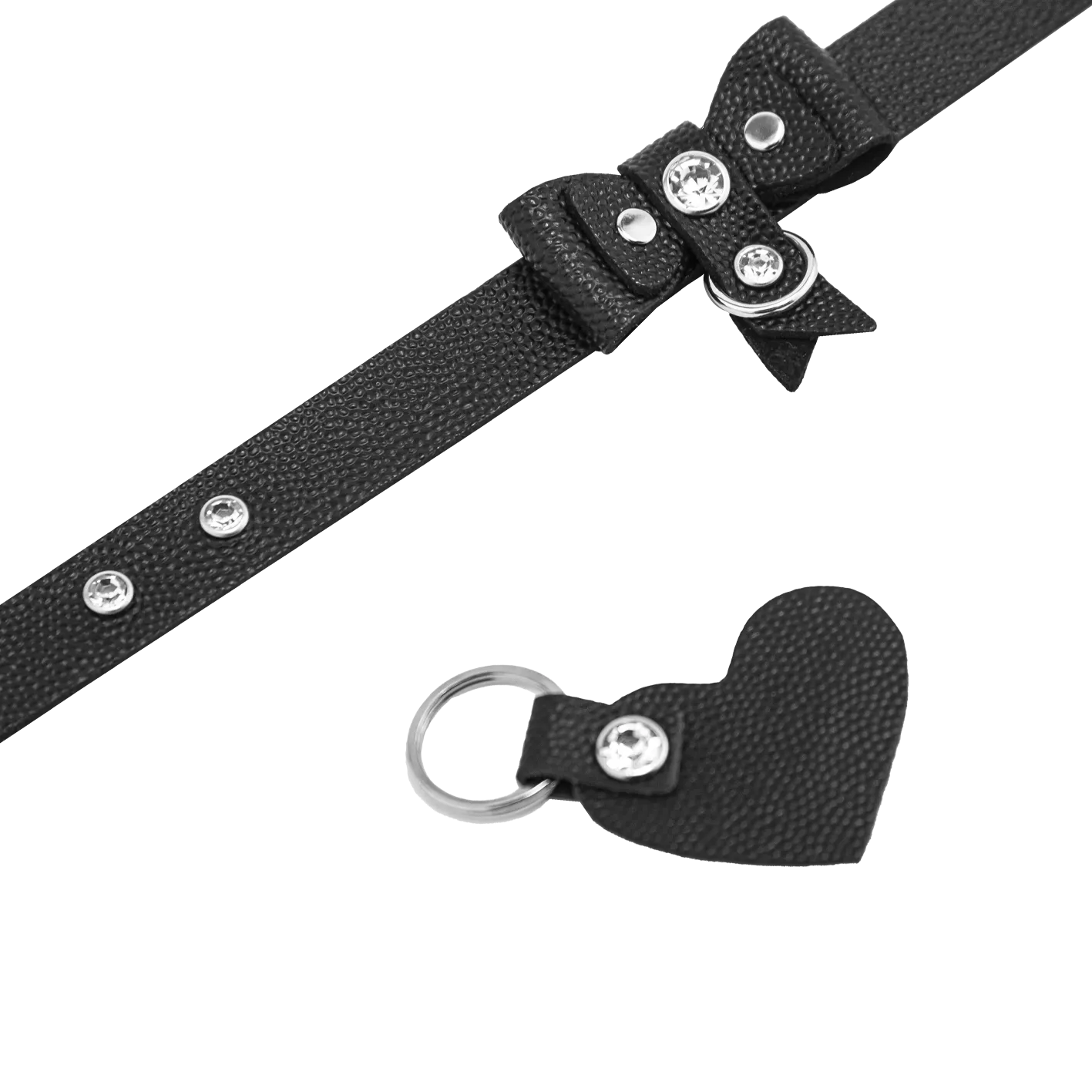 чокер бабочка со стразами, чёрный в Новом Уренгое