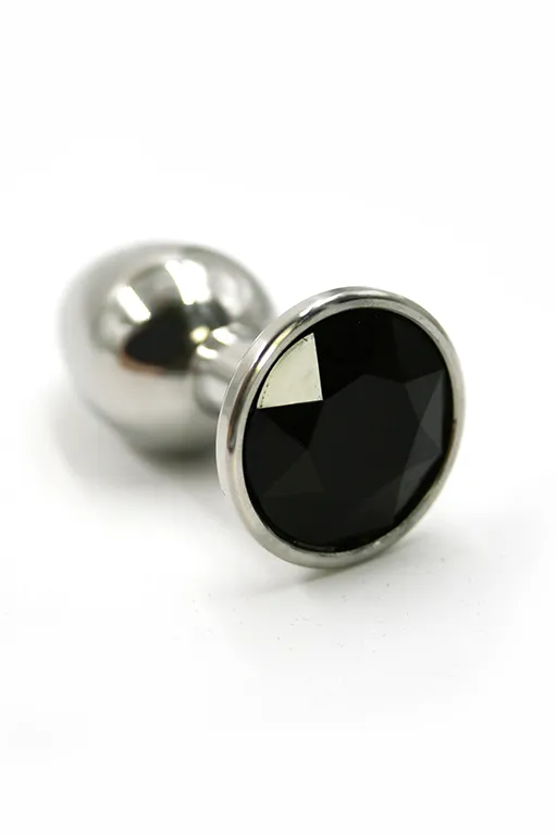 анальная пробка "medium" из аллюминия black в Новом Уренгое