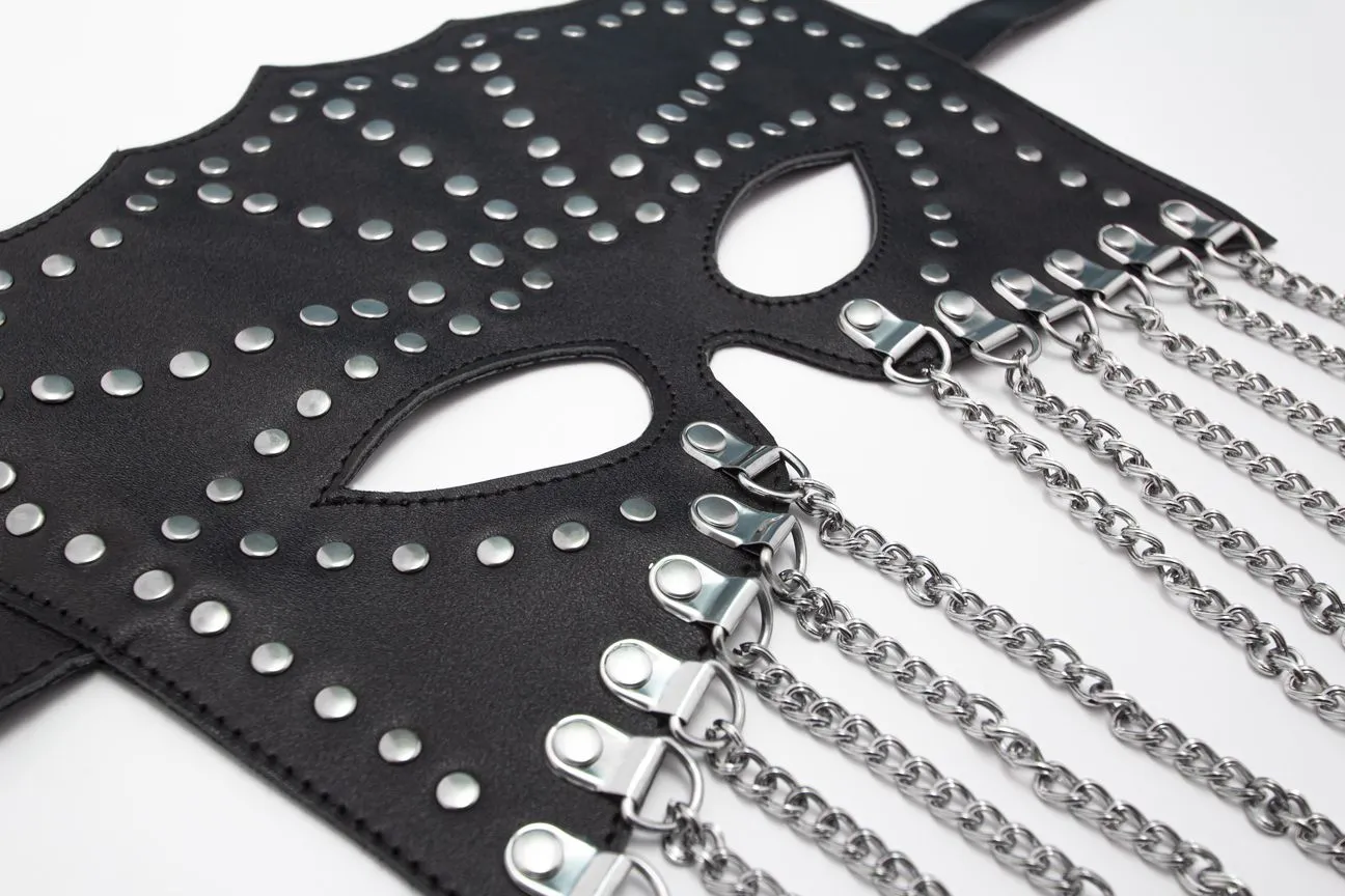 маска на лицо pinkrabbit с цепочками, черная в Новом Уренгое