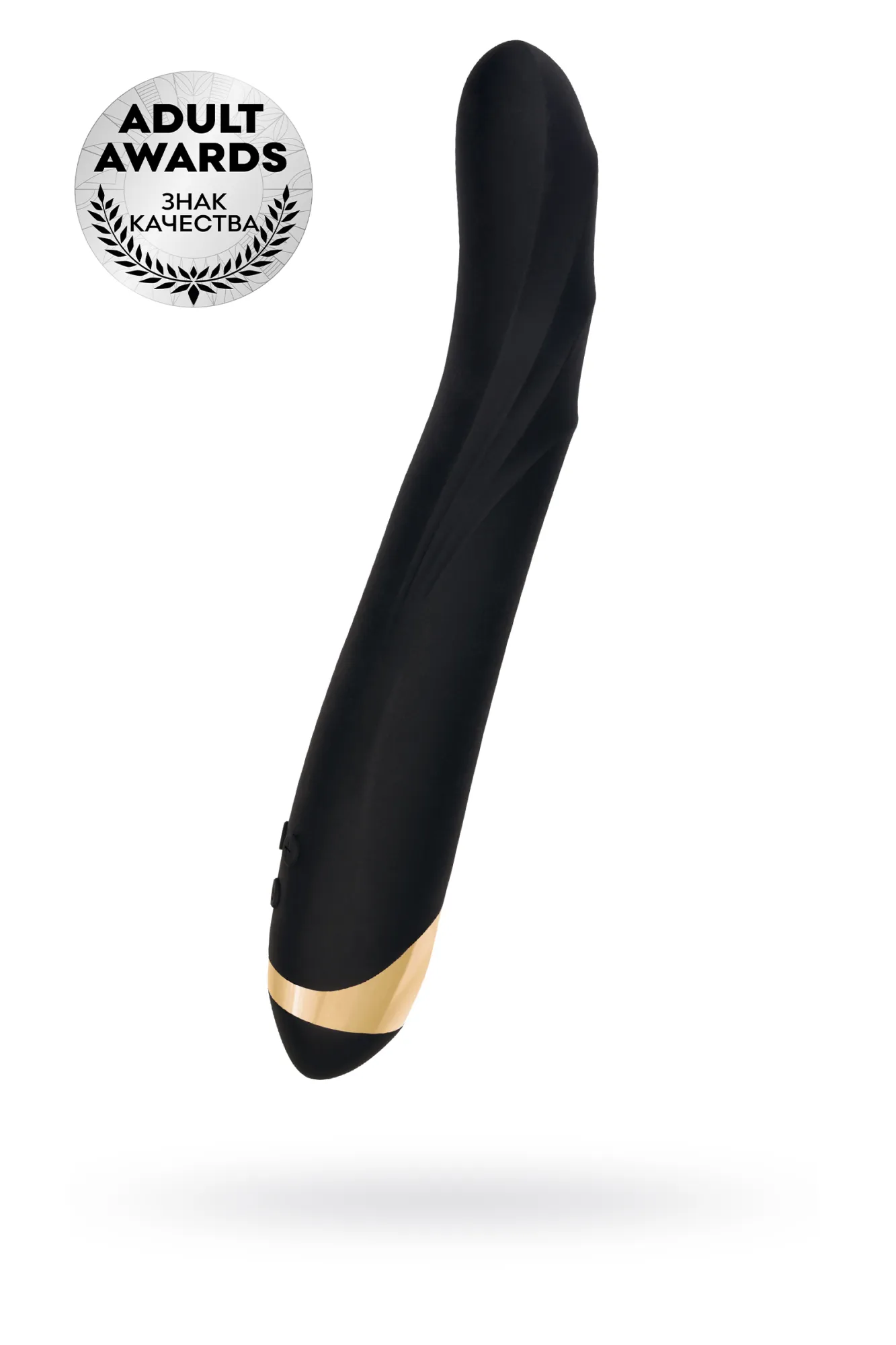 нереалистичный вибратор waname d-splash tornado, силикон, черный, 25 см в Новом Уренгое