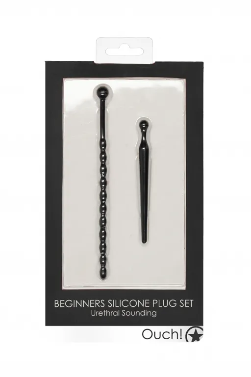 Набор из двух уретральных стимуляторов (струн) Beginners Silicone Plug Set