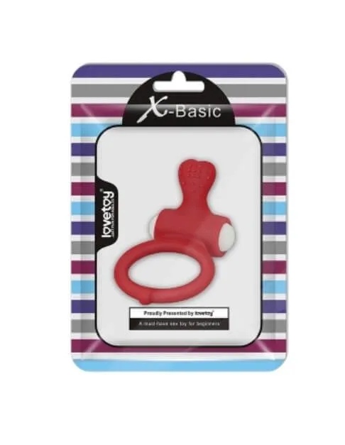 эрекционное виброкольцо lovetoy power heart, красное в Новом Уренгое