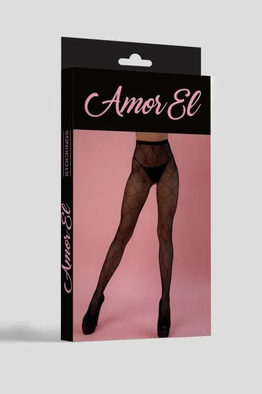 Эротическое колготы с рисунком amor el (s/l) в Новом Уренгое