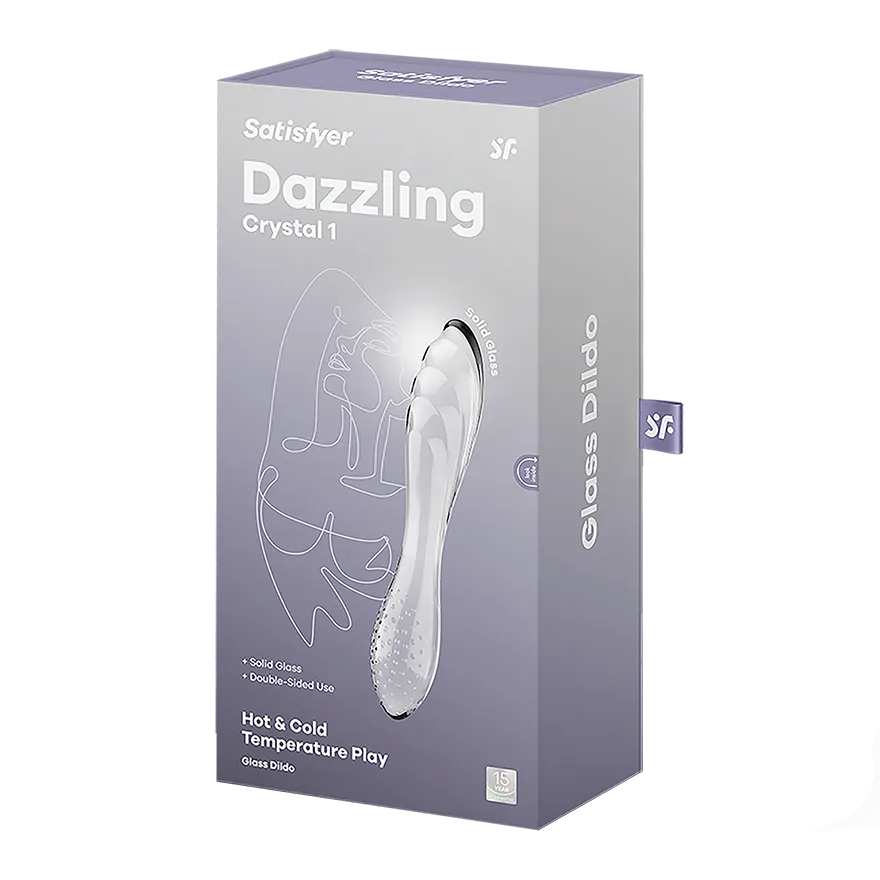 фаллоимитатор satisfyer dazzling crystal 1 transparent 045658sa в Новом Уренгое