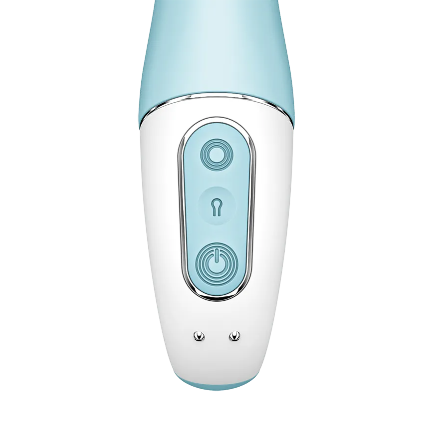 вибратор с функцией расширения satisfyer air pump vibrator 5+ blue 038544sa в Новом Уренгое