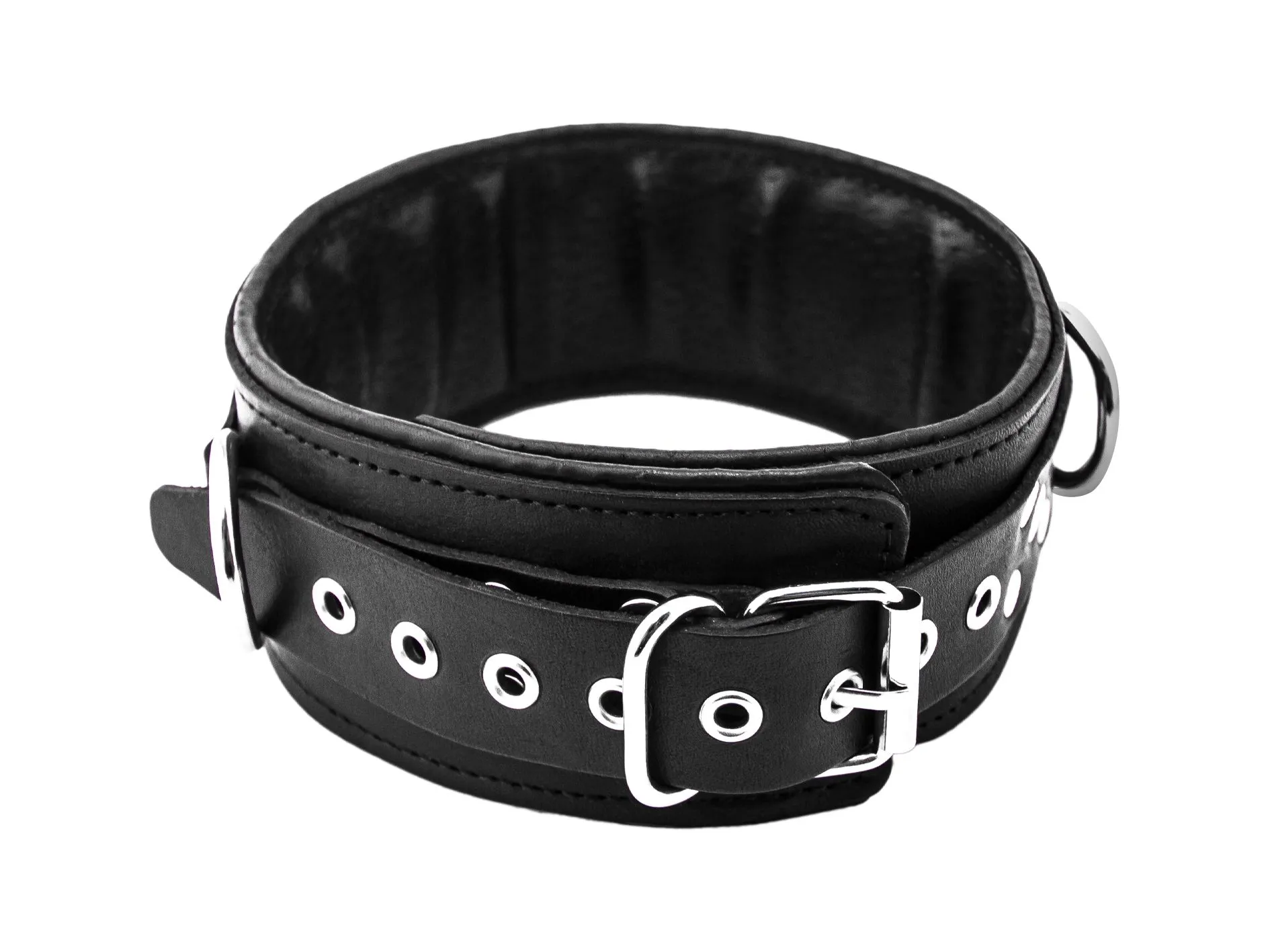 ошейник pinkrabbit на мягкой подкладке, чёрный в Новом Уренгое