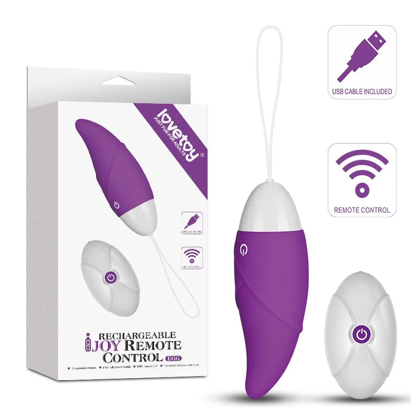 виброяйцо lovetoy ijoy rechargeable egg, фиолетовое в Новом Уренгое