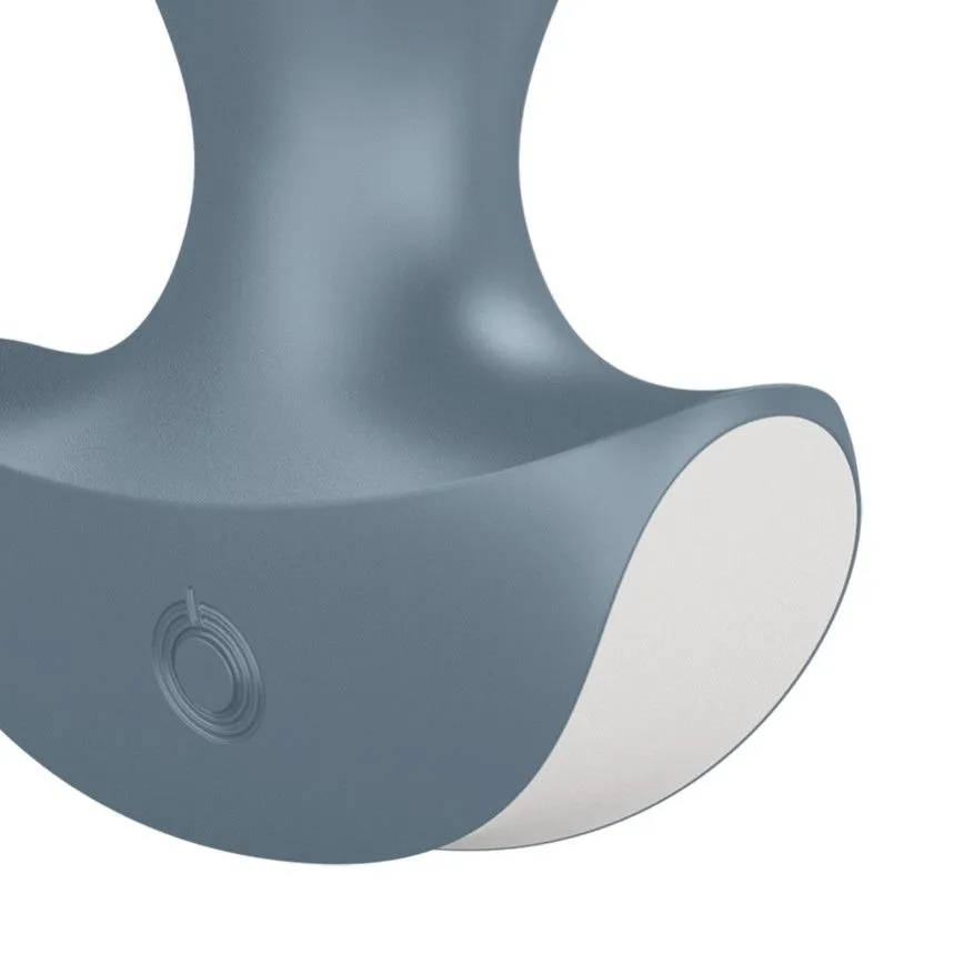 пробка анальная с вибрацией satisfyer lolli plug 2, голубая в Новом Уренгое