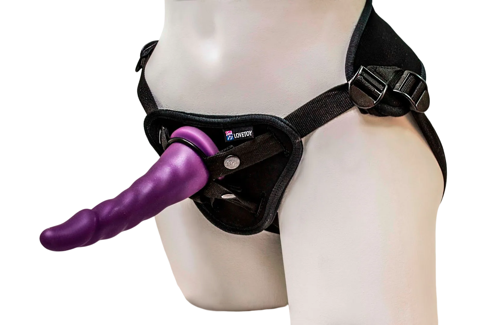 комплект lovetoy uni strap 6 harness best of all, 2 насадки в Новом Уренгое