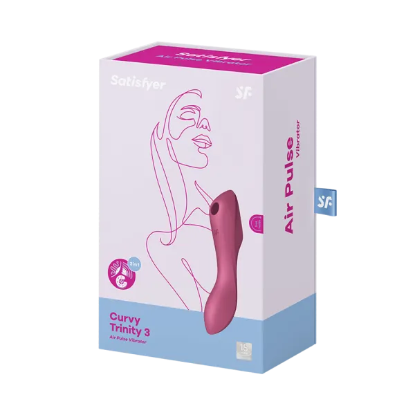 вакуумный массажер satisfyer curvy trinity 3 red 036526sa в Новом Уренгое