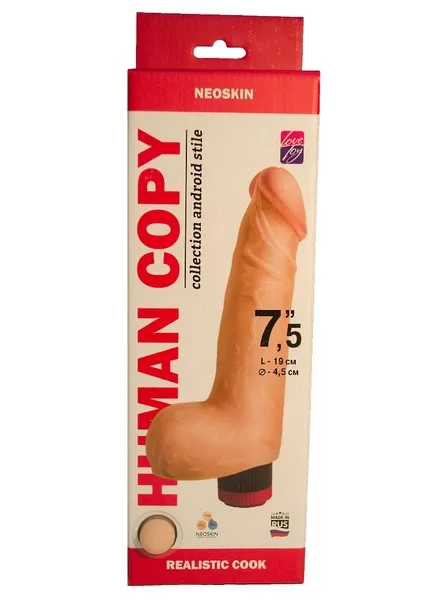 Вибромассажёр HUMAN COPY 7"5  603503ru