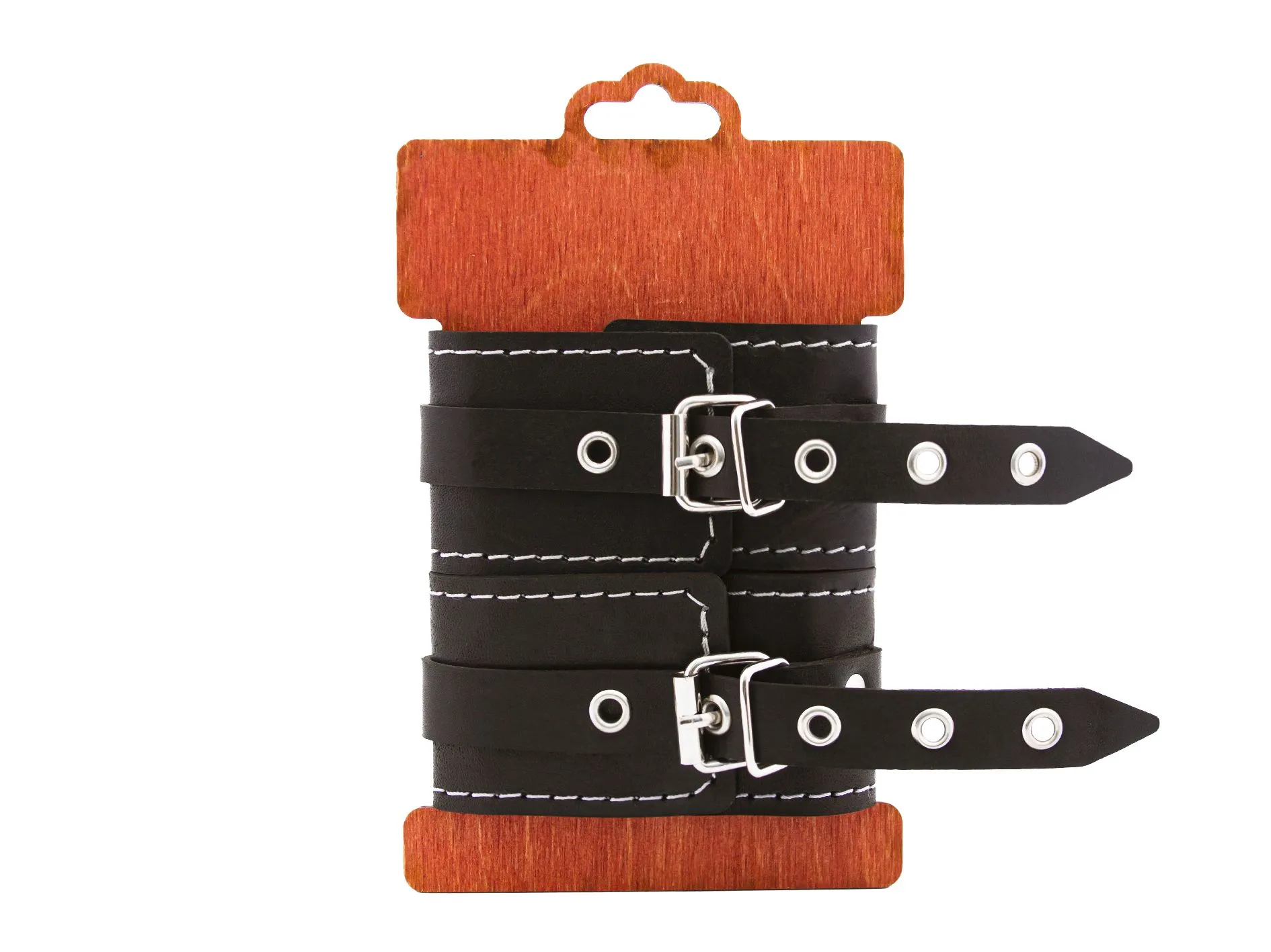 оковы pinkrabbit из натуральной кожи, с белой строчкой в Новом Уренгое