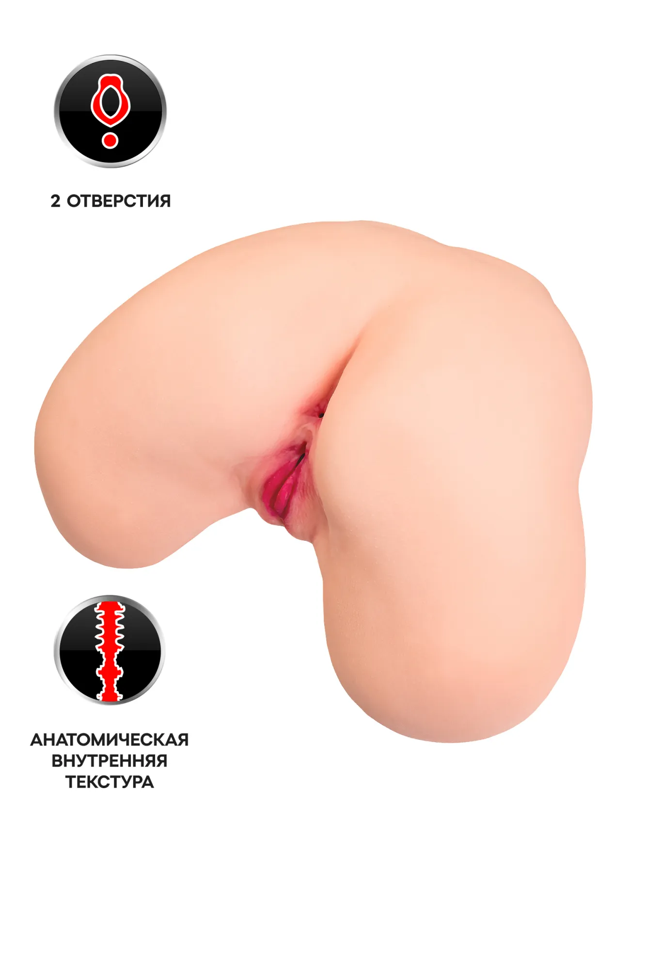 мастурбатор реалистичный kokos maria onahole real hips 003, tpr, телесный, 40 см в Новом Уренгое