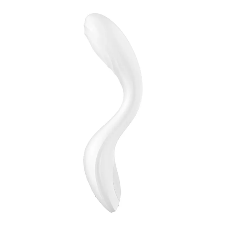вибромассажер satisfyer rrrolling pleasure с движущимся шариком для стимуляции точки g (белый) в Новом Уренгое