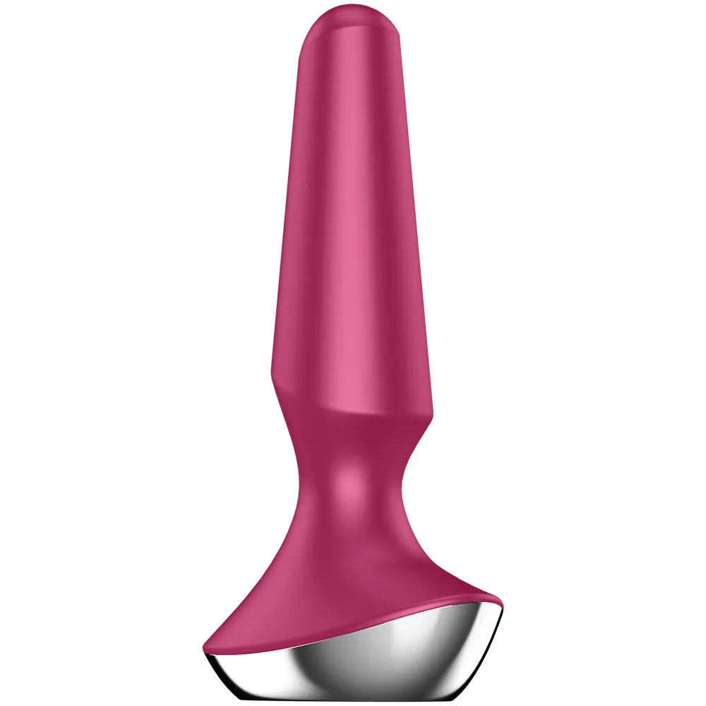 анальная пробка с вибрацией satisfyer plug ilicious 2 (малиновый)  в Новом Уренгое