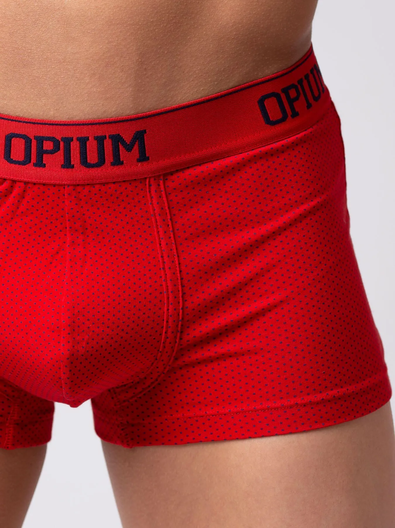 Эротическое трусы мужские боксеры opium r128, красные в Новом Уренгое