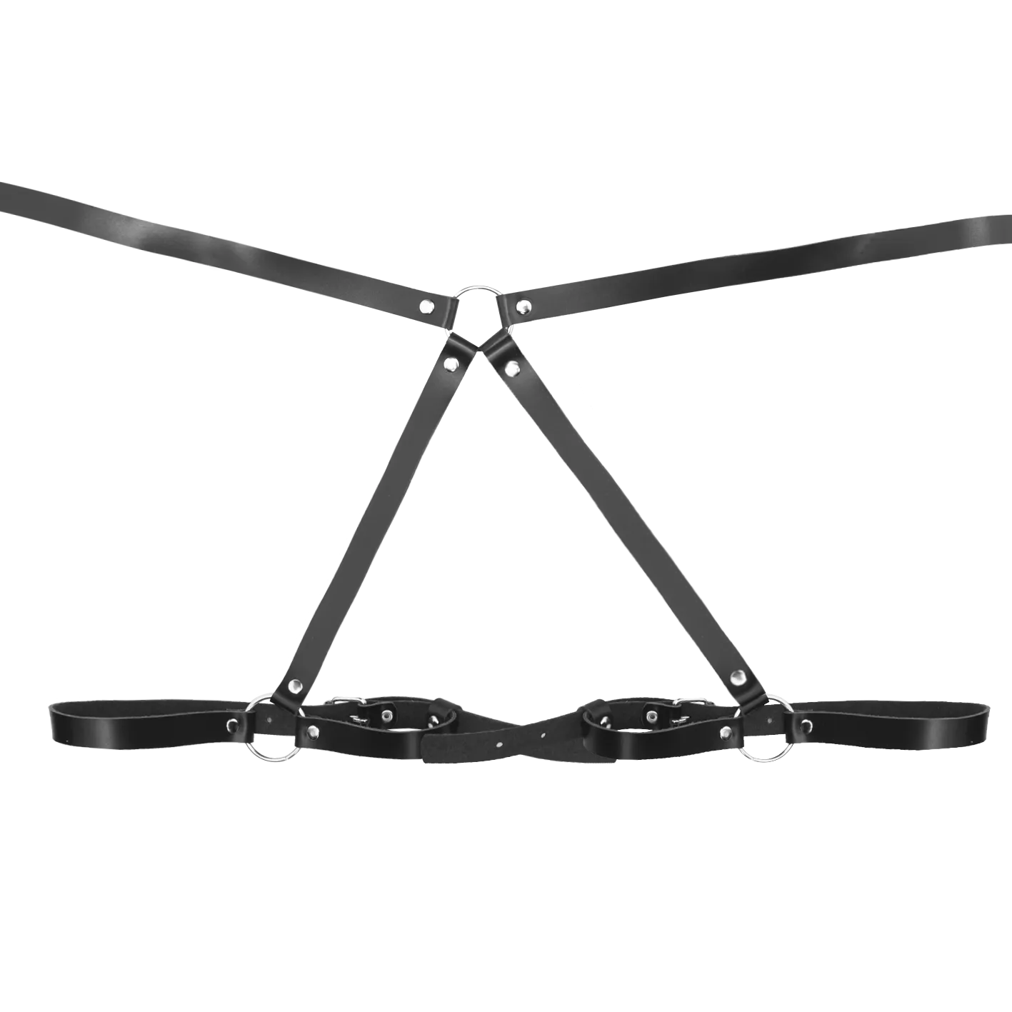 Эротическое бондажный комплект pinkrabbit бэк на ягодицы, черный в Новом Уренгое