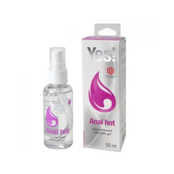гель-смазка на силиконовой основе yes! anal hot с экстрактом имбиря, 50 мл в Новом Уренгое