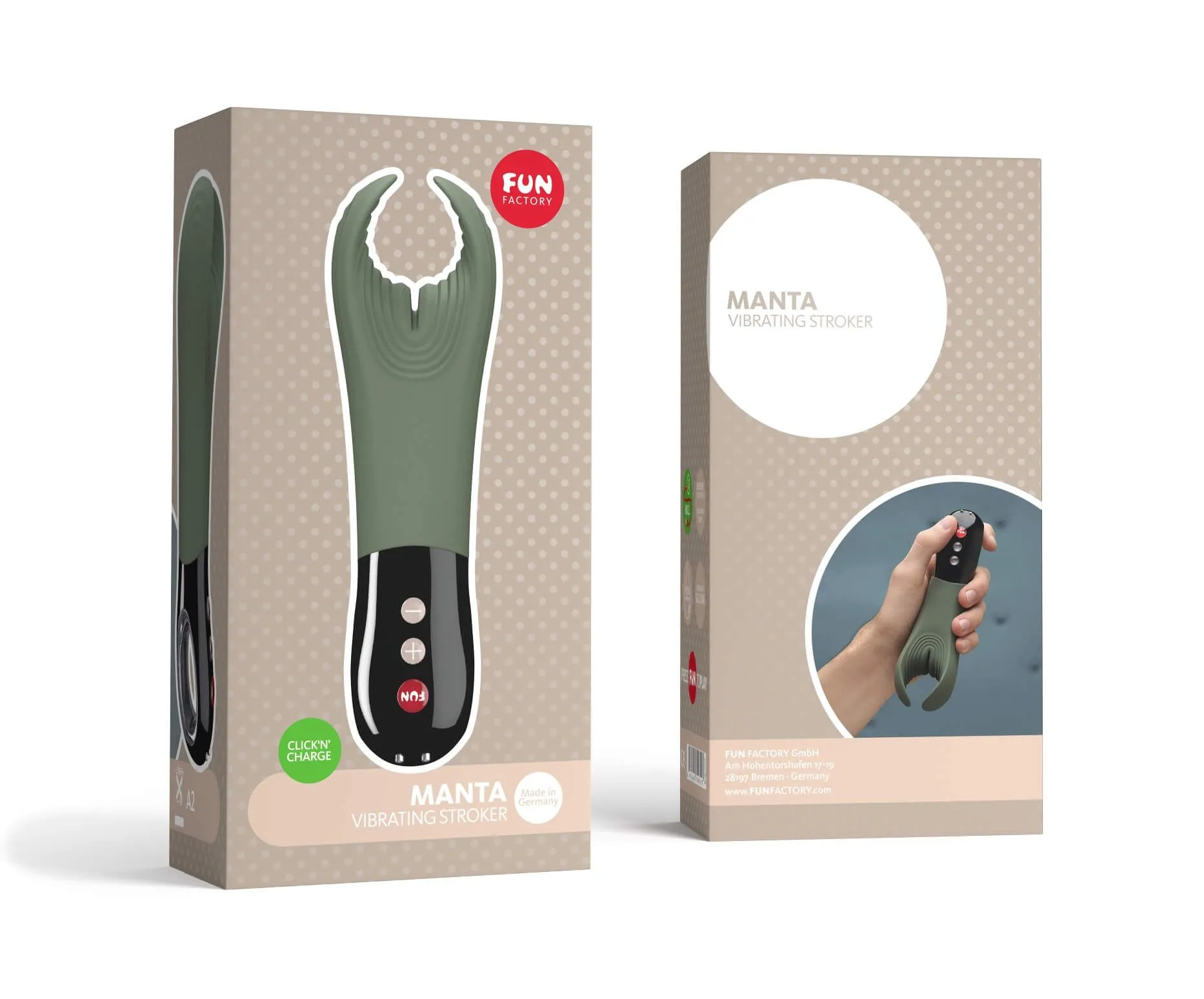 мастурбатор fun factory manta, хаки в Новом Уренгое