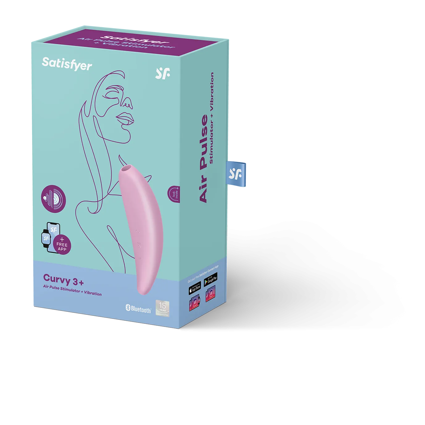 вакуумный массажер с вибрацией satisfyer curvy 3 plus 001890sa в Новом Уренгое