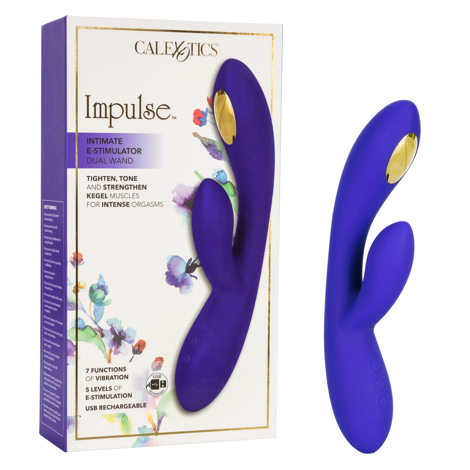 вибромассажер кролик с электростимуляцией impulse intimate e-stimulator dual wand в Новом Уренгое