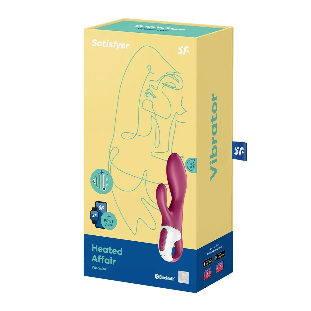 вибромассажер satisfyer heated affair connect app, красный в Новом Уренгое