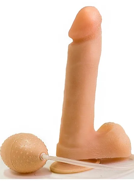 фаллоимитатор - реалистик на присоске с грушей 181500ru в Новом Уренгое