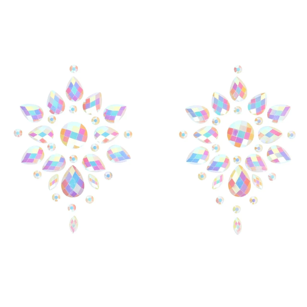 декоративное украшение (камни) на клеевой основе body jewelry stickers - nipples - glow in the dark в Новом Уренгое