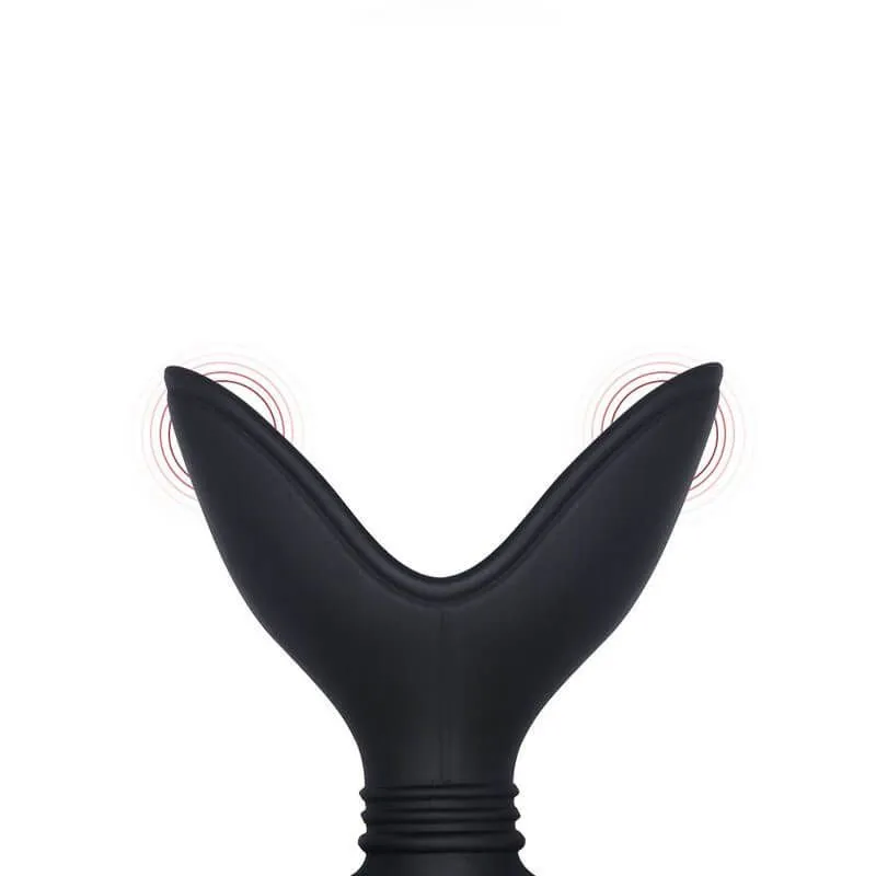 стимулятор с вибрацией lovetoy booty blaster, чёрный в Новом Уренгое