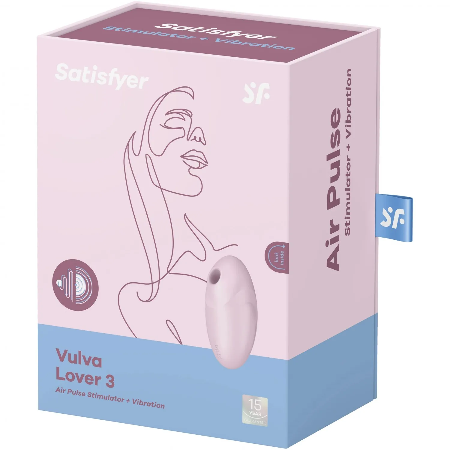 вакуумный массажер satisfyer vulva lover 3 pink 018652sa в Новом Уренгое