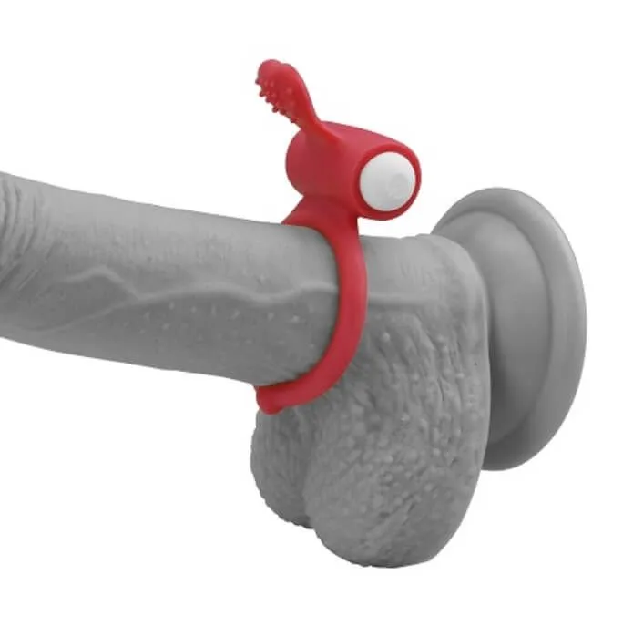 эрекционное виброкольцо lovetoy power heart, красное в Новом Уренгое