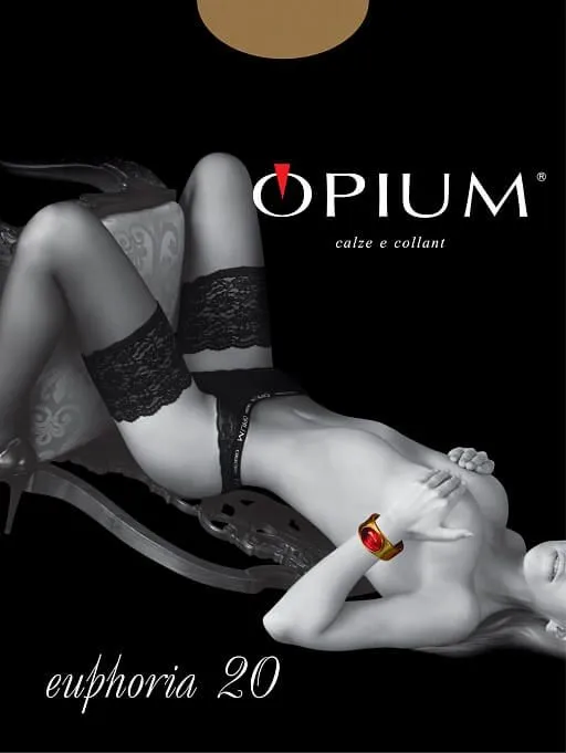 Чулки Opium Euphoria 20 den телесные, размер 1-2