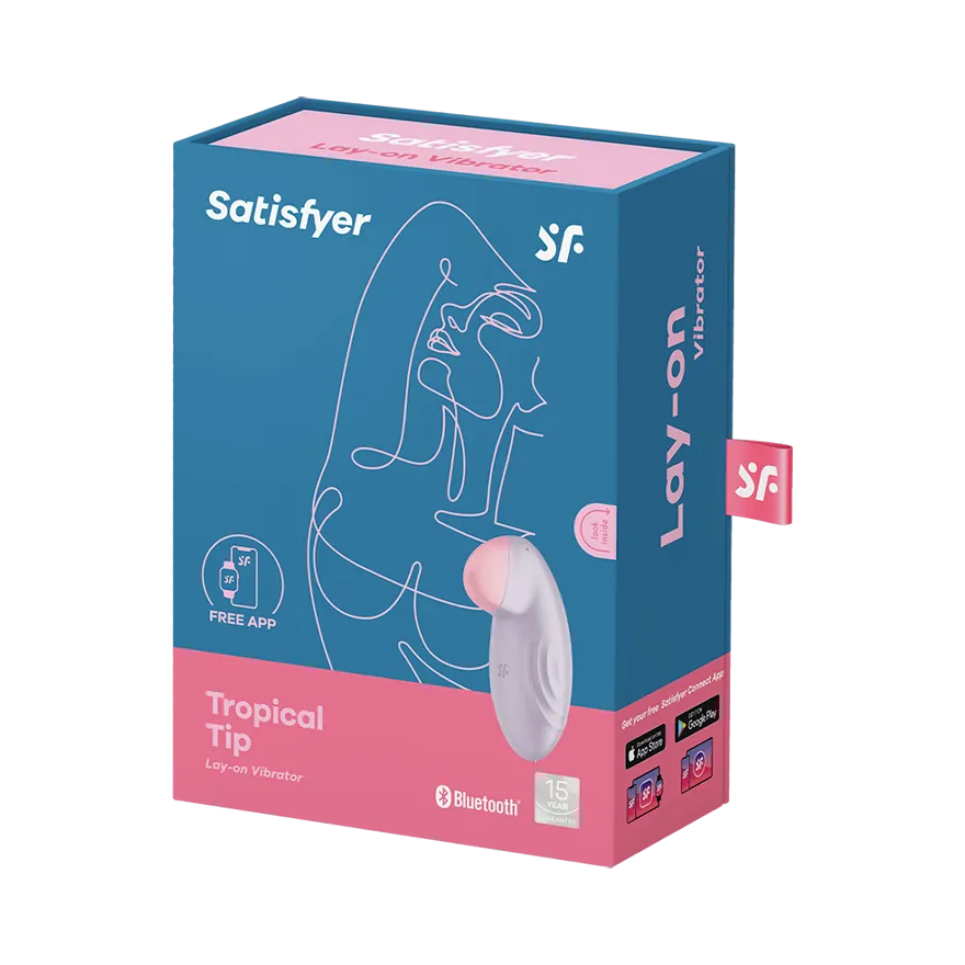 вакуумный массажер satisfyer tropical tip фиолетовый 044354sa в Новом Уренгое