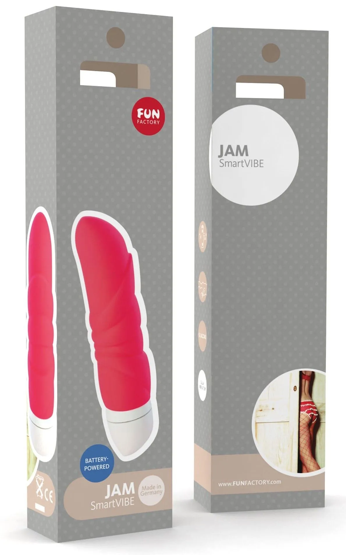 вибратор fun factory jam, ярко-оранжевый в Новом Уренгое