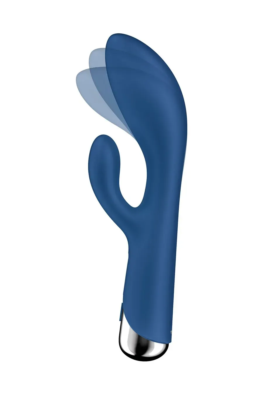 вибратор-кролик с ротацией satisfyer spinning rabbit 1, силикон, синий, 20,5 см в Новом Уренгое