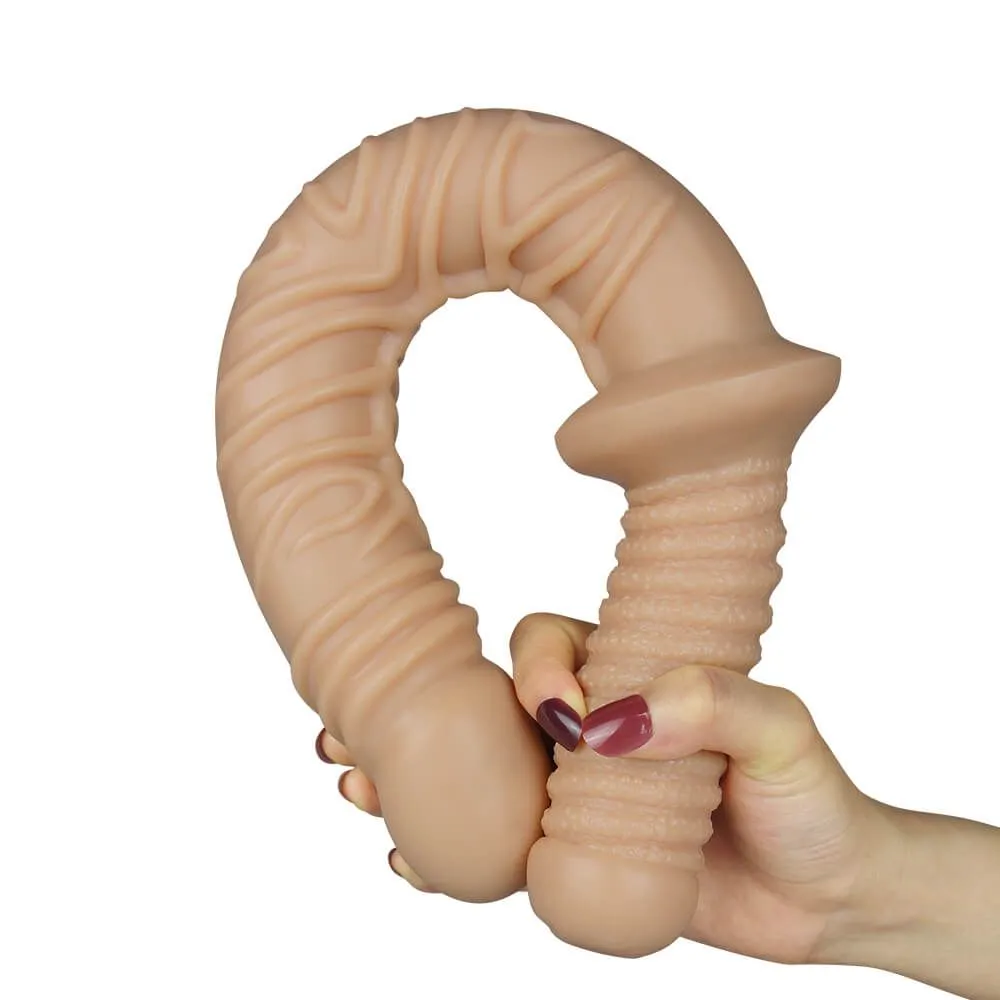 фаллоимитатор двойной lovetoy дамоклов меч, телесный в Новом Уренгое