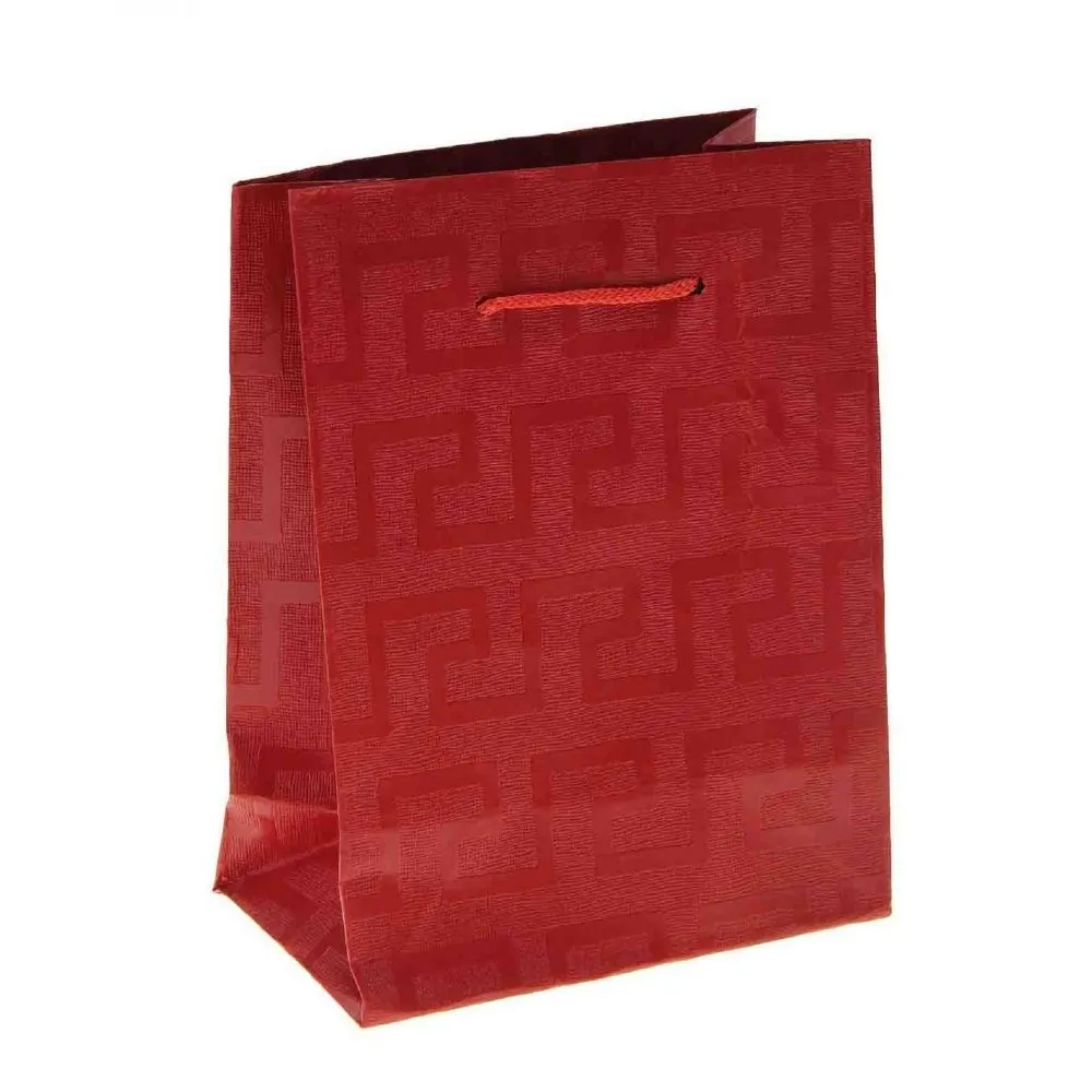 Пакет Сима Ленд бумажный, красный