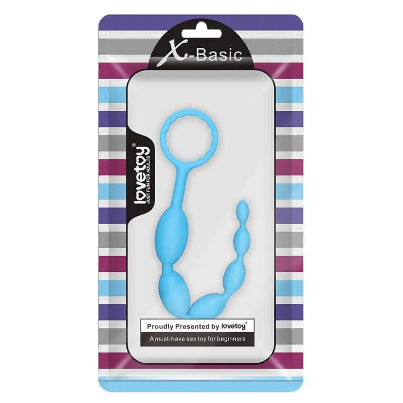 анальная елочка lovetoy x-basic 10, розовая в Новом Уренгое