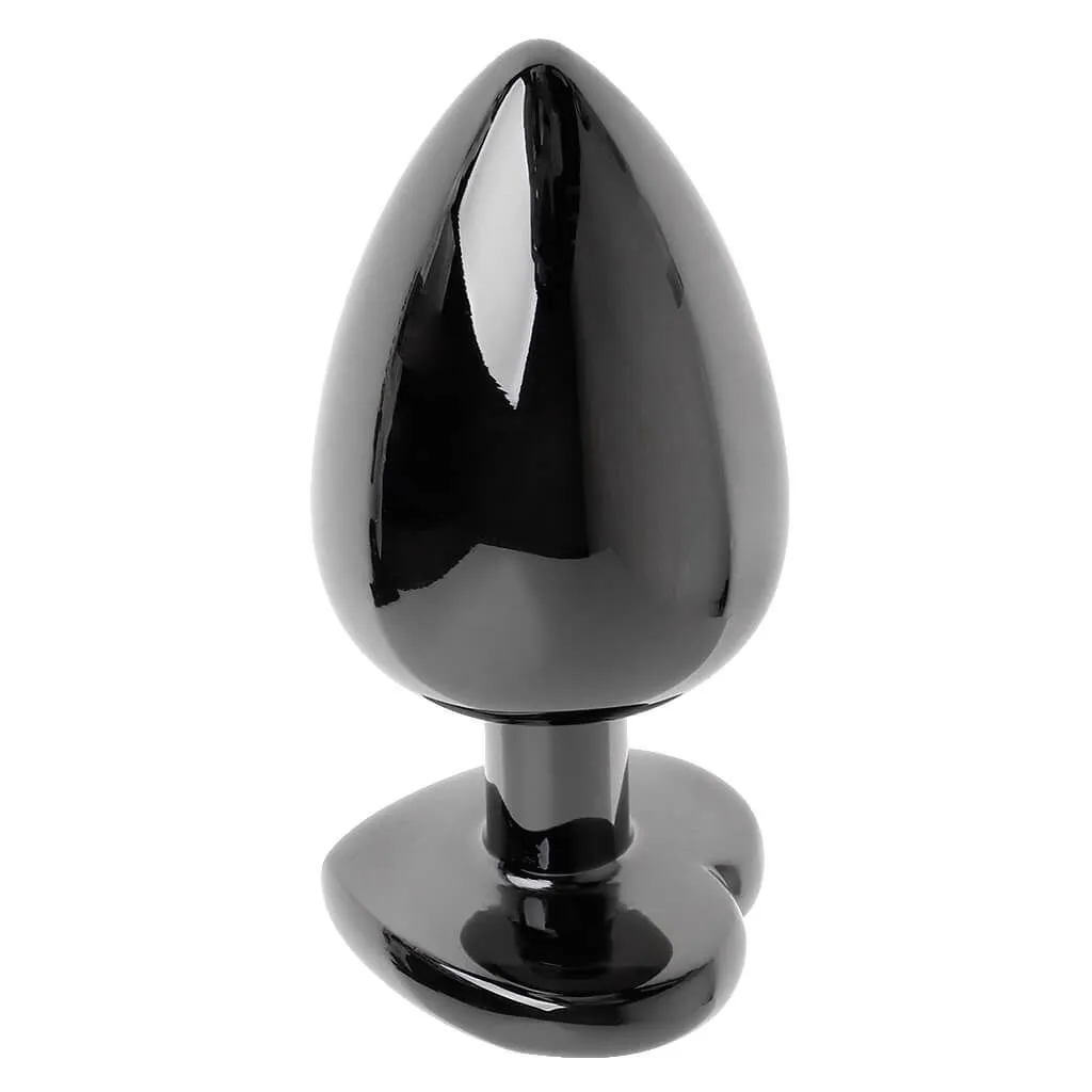 анальная пробка lovetoy rosebud heart, с синим камнем в Новом Уренгое