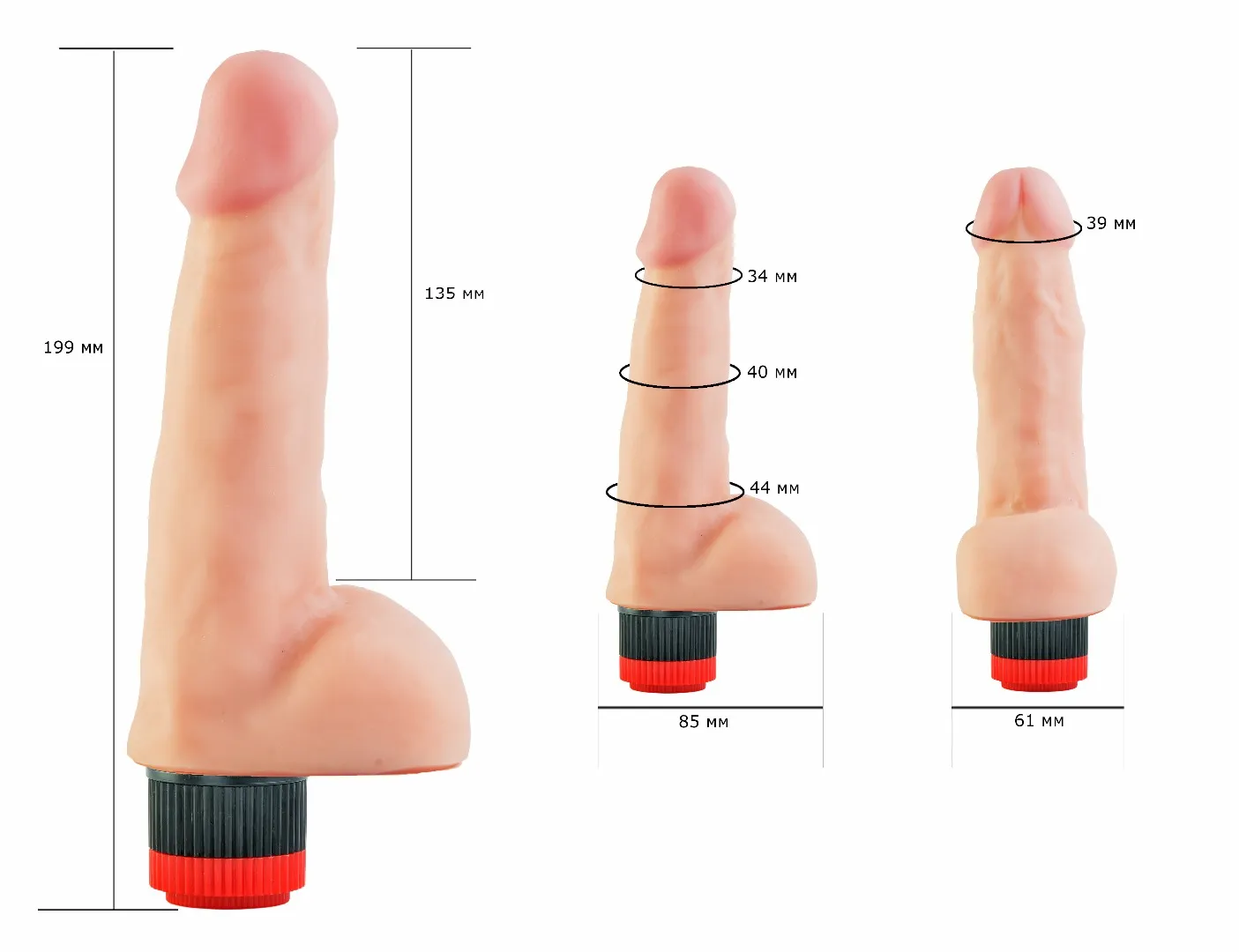 вибромассажёр cock next 6,6" 601205ru в Новом Уренгое