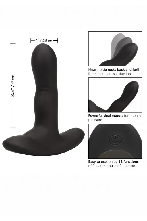 перезарежаемый силиконовый анальный стимулятор wireless rocking probe с функцией «манящее движение» в Новом Уренгое